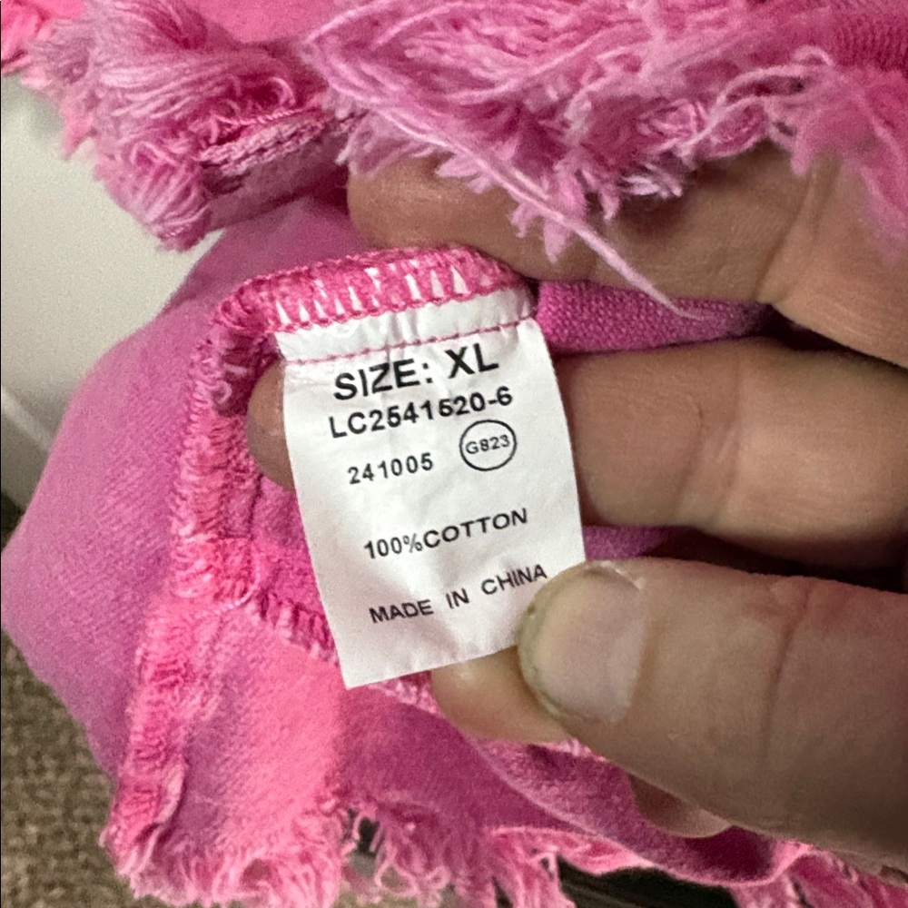 Pink Denim Jacket - image 2